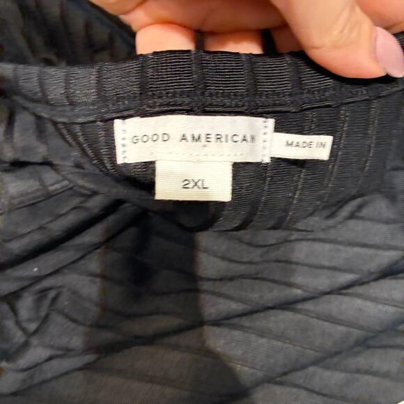 NWT Good American Shine Ribbed Maxi Dress Sz 2XL - Picture 6 of 12